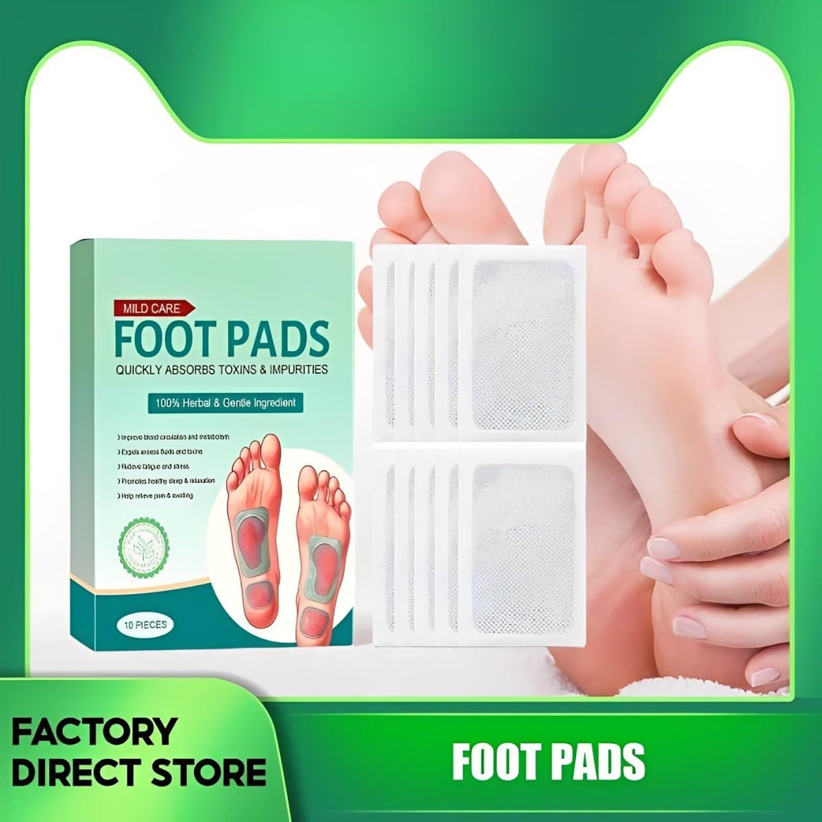 Easypick mart Premium Detox Foot Patches (Pack of 20) BUY 10 GET 10 FREE